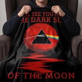 Pink Floyd Velveteen Plush Blanket - I’ll see you on the Dark Side