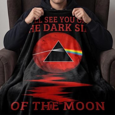 Pink Floyd Velveteen Plush Blanket - I’ll see you on the Dark Side