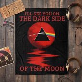 Pink Floyd Velveteen Plush Blanket - I’ll see you on the Dark Side