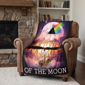 Pink Floyd Velveteen Plush Blanket - I’ll See You On The Dark Side Of The Moon Pink Floyd Velveteen Plush Blanket - I’ll See You On The Dark Side Of The Moon
