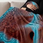 Pink Floyd Velveteen Plush Blanket - Meddle Album Cover 1971 Pink Floyd Velveteen Plush Blanket - Meddle Album Cover 1971