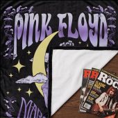 Pink Floyd Velveteen Plush Blanket - Moon Girl Marquee March 15 66 London