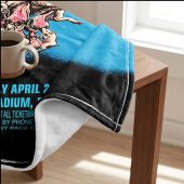 Pink Floyd Velveteen Plush Blanket - Pink Floyd Dallas Texas 1994 Concert