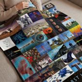 Pink Floyd Velveteen Plush Blanket - Still First In Space 40th Anniversary