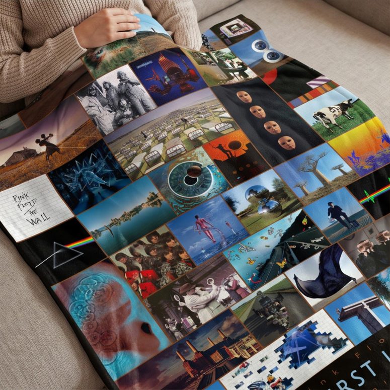 Pink Floyd Velveteen Plush Blanket - Still First In Space 40th Anniversary