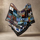 Pink Floyd Velveteen Plush Blanket - Still First In Space 40th Anniversary