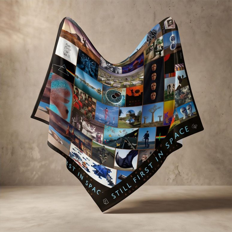 Pink Floyd Velveteen Plush Blanket - Still First In Space 40th Anniversary