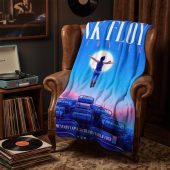 Pink Floyd Velveteen Plush Blanket - The Momentary Lapse Of Reason Tour Pink Floyd Velveteen Plush Blanket - The Momentary Lapse Of Reason Tour
