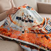 Pink Floyd Velveteen Plush Blanket - This is where the magic happens Pink Floyd in Pompeii Painting