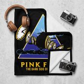 Pink Floyd Velveteen Plush Blanket - Time Dark Side Of The Moon Pink Floyd Velveteen Plush Blanket - Time Dark Side Of The Moon