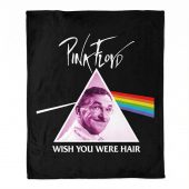 Pink Floyd Velveteen Plush Blanket - Wish You Were Hair