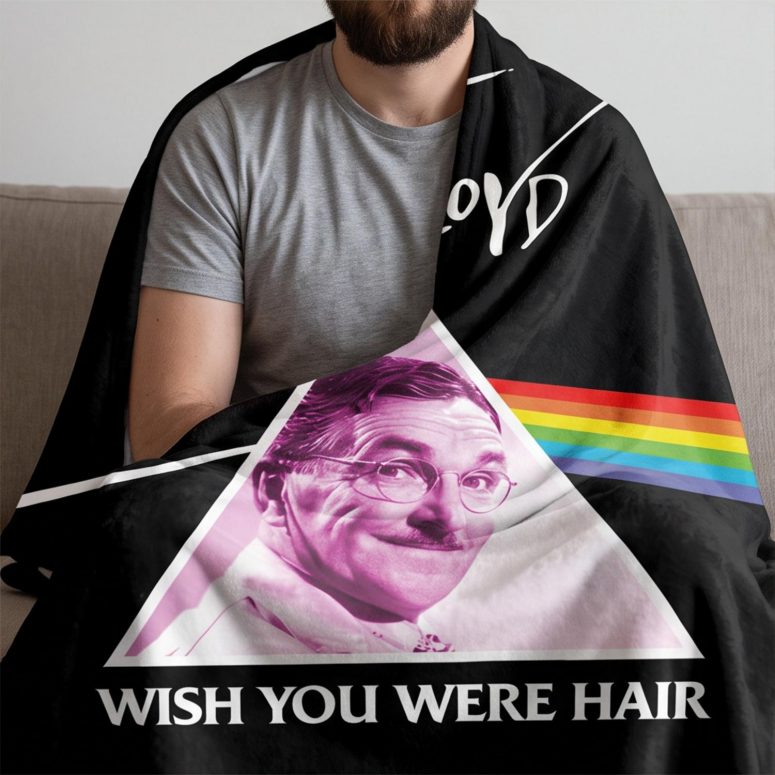 Pink Floyd Velveteen Plush Blanket - Wish You Were Hair Pink Floyd Velveteen Plush Blanket - Wish You Were Hair