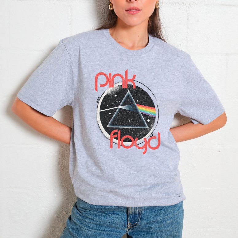 Pink Floyd Shirt - Vintage Dark Side Of The Moon Circle Focus Pink Floyd Shirt - Vintage Dark Side Of The Moon Circle Focus