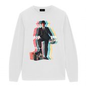 Pink Floyd Shirt - Wish You Were Here Desert Man In Bowler Psychedelic Echo Effect