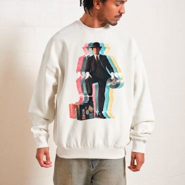 Pink Floyd Shirt - Wish You Were Here Desert Man In Bowler Psychedelic Echo Effect
