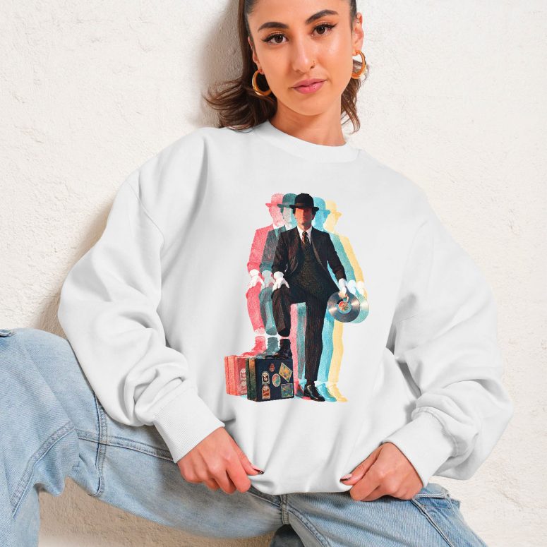 Pink Floyd Shirt - Wish You Were Here Desert Man In Bowler Psychedelic Echo Effect
