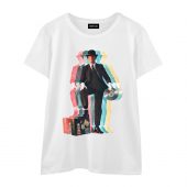Pink Floyd Shirt - Wish You Were Here Desert Man In Bowler Psychedelic Echo Effect