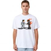 Pink Floyd Shirt - Wish You Were Here ShakeHand Pixel Art