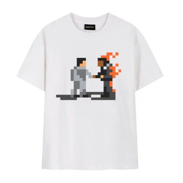 Pink Floyd Shirt - Wish You Were Here ShakeHand Pixel Art