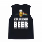 Pink Floyd Print Back Shirt - Wish You Were Beer Blind Drunk