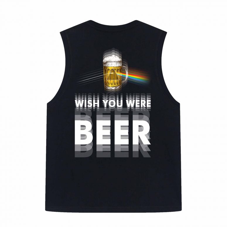 Pink Floyd Print Back Shirt - Wish You Were Beer Blind Drunk