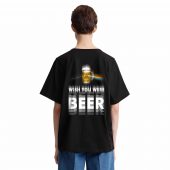Pink Floyd Print Back Shirt - Wish You Were Beer Blind Drunk