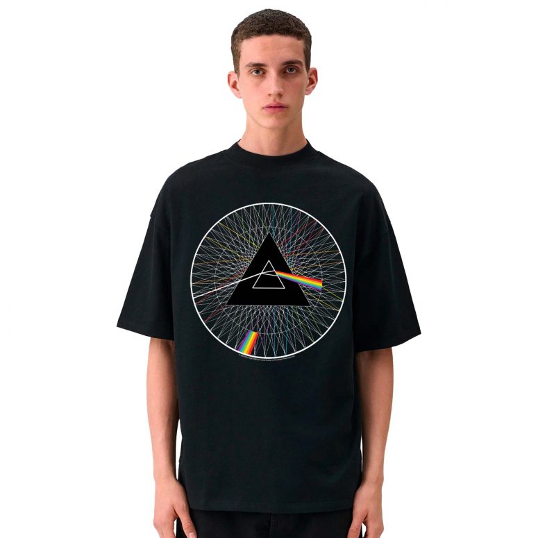 Pink Floyd Shirt - Dark Side Of The Moon Spokes Line Art