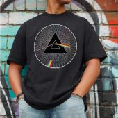 Pink Floyd Shirt - Dark Side Of The Moon Spokes Line Art
