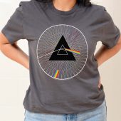 Pink Floyd Shirt - Dark Side Of The Moon Spokes Line Art