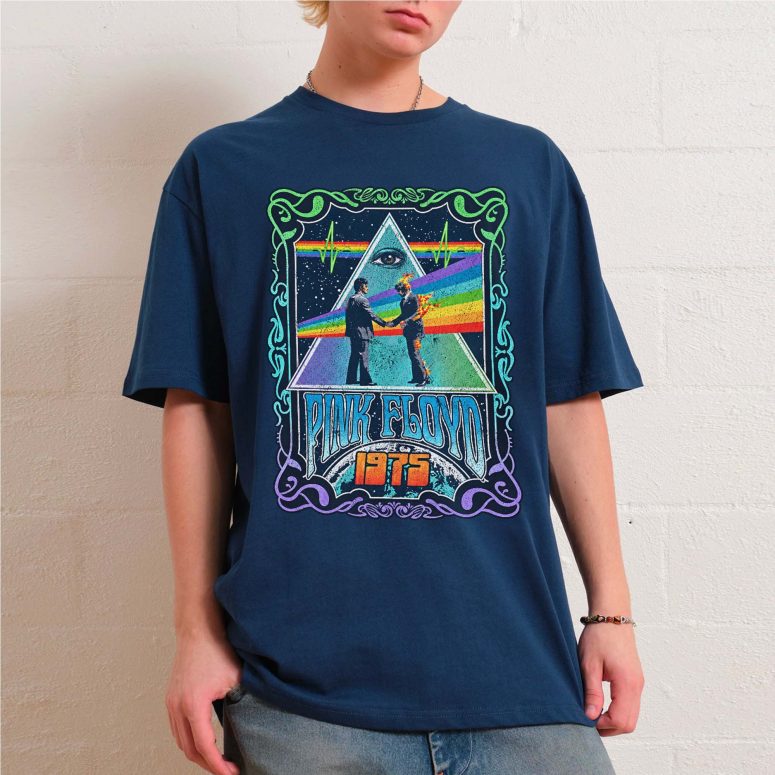 Pink Floyd Shirt - Dark Side Of the Moon Wish You Were Here 1975 Pink Floyd Shirt - Dark Side Of the Moon Wish You Were Here 1975