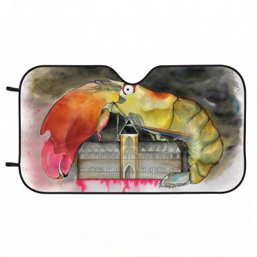Pink Floyd Auto Sun Shade - Another Shrimp in the Wall Pink Floyd Auto Sun Shade - Another Shrimp in the Wall