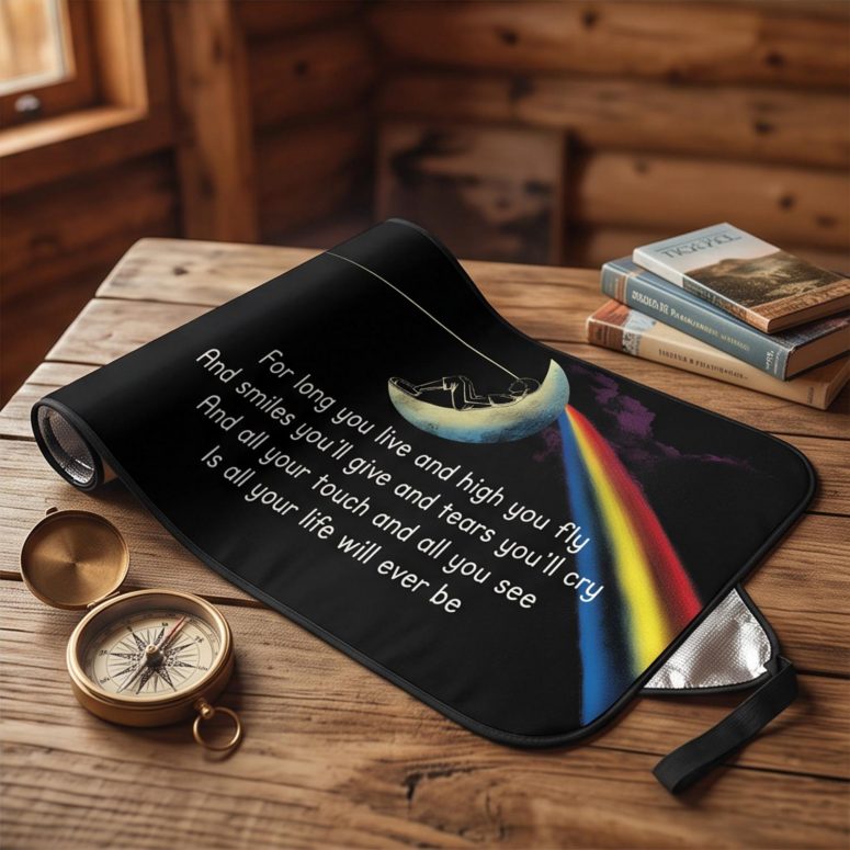 Pink Floyd Auto Sun Shade - Breathe Lyric DSOTM All Your Life Will Ever Be