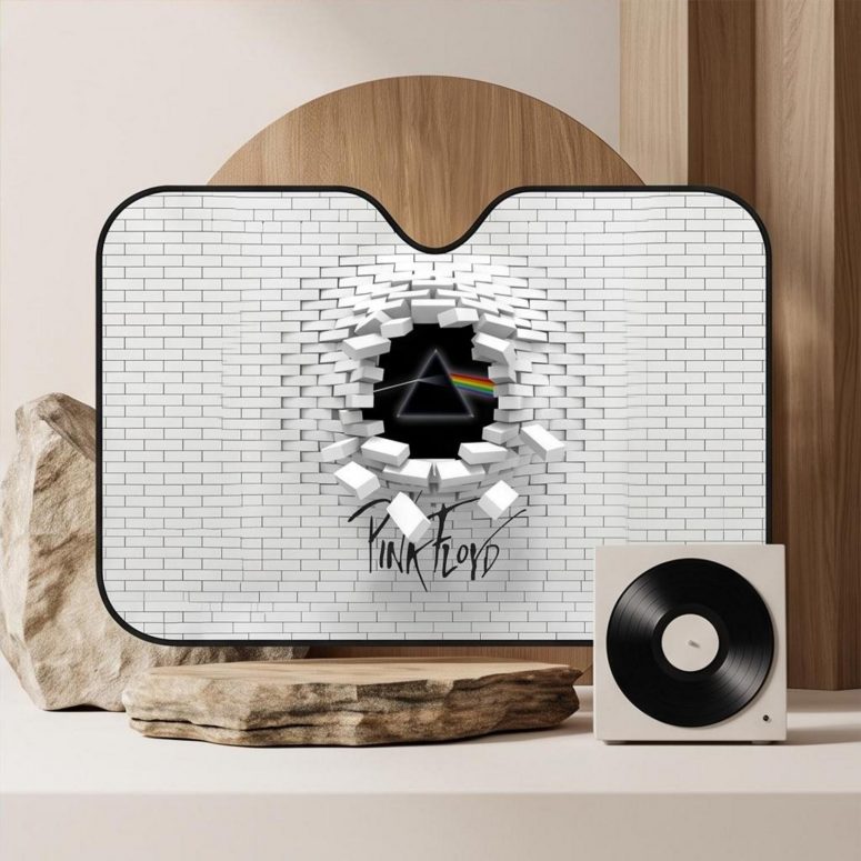 Pink Floyd Auto Sun Shade - Brick In The Wall 3D