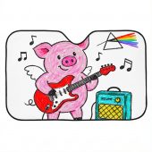 Pink Floyd Auto Sun Shade - Crayon Another Pig In he Band