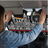 Pink Floyd Auto Sun Shade - London Typography Album Art Pink Floyd Auto Sun Shade - London Typography Album Art