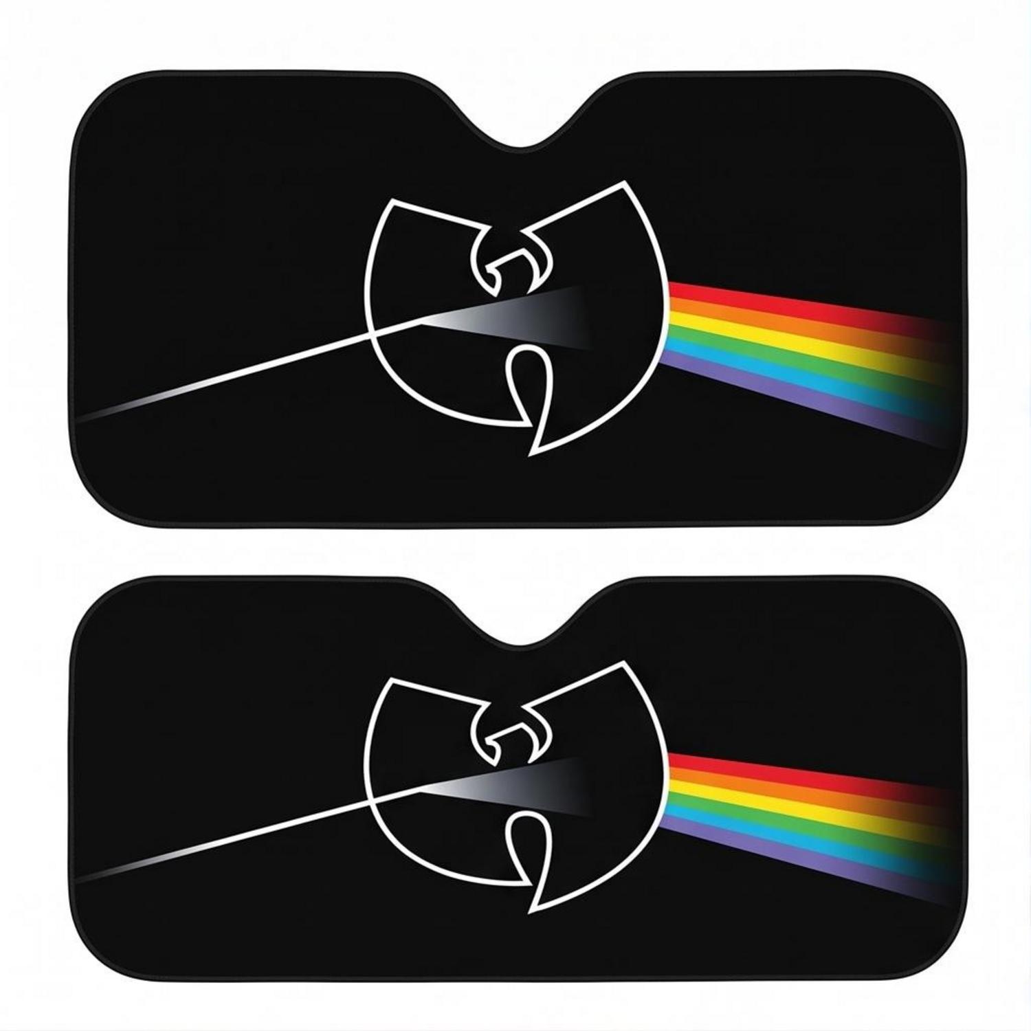 Pink Floyd Auto Sun Shade - The Wu Tang Clan Dark Side Of The Moon Pink Floyd Auto Sun Shade - The Wu Tang Clan Dark Side Of The Moon