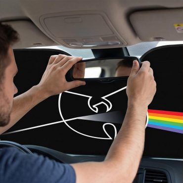 Pink Floyd Auto Sun Shade - The Wu Tang Clan Dark Side Of The Moon