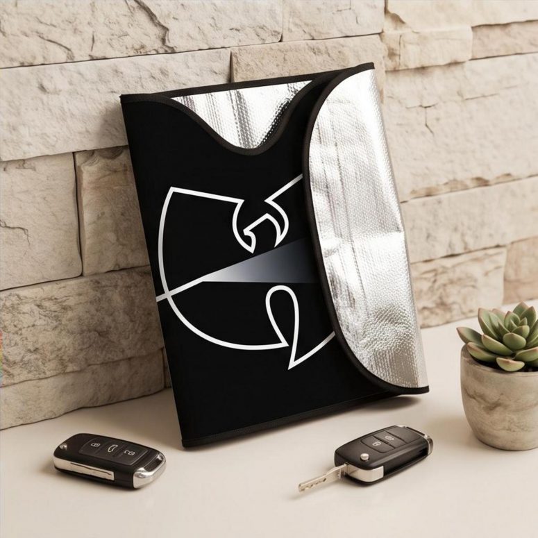 Pink Floyd Auto Sun Shade - The Wu Tang Clan Dark Side Of The Moon Pink Floyd Auto Sun Shade - The Wu Tang Clan Dark Side Of The Moon