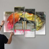Pink Floyd Canvas - Another Shrimp in the Wall Pink Floyd Canvas - Another Shrimp in the Wall