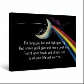 Pink Floyd Canvas - Breathe Lyric DSOTM All Your Life Will Ever Be