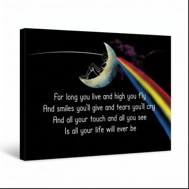 Pink Floyd Canvas - Breathe Lyric DSOTM All Your Life Will Ever Be Pink Floyd Canvas - Breathe Lyric DSOTM All Your Life Will Ever Be