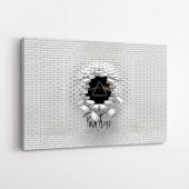 Pink Floyd Canvas - Brick In The Wall 3D