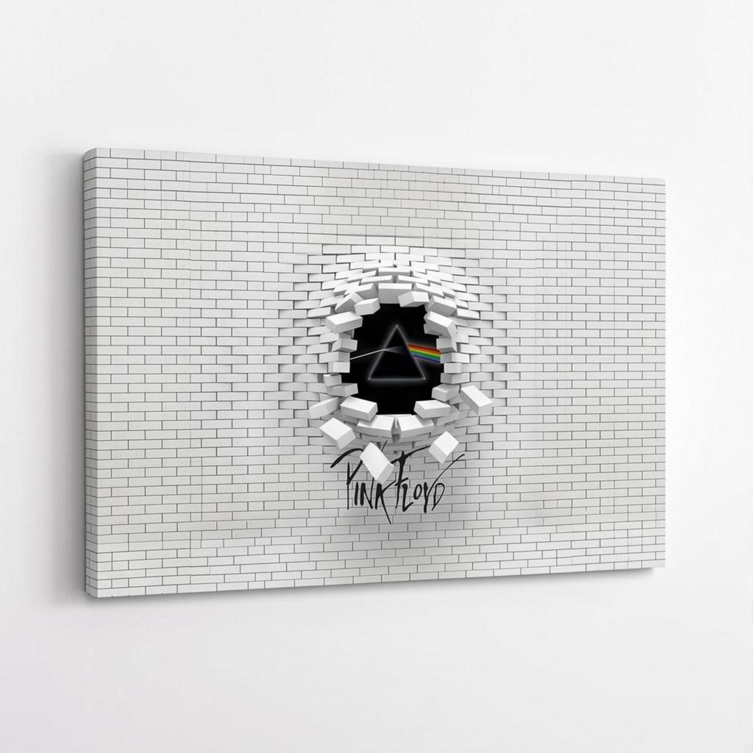 Pink Floyd Canvas - Brick In The Wall 3D Pink Floyd Canvas - Brick In The Wall 3D