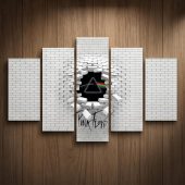 Pink Floyd Canvas - Brick In The Wall 3D Pink Floyd Canvas - Brick In The Wall 3D