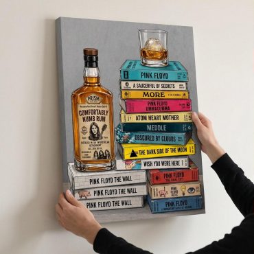 Pink Floyd Canvas - Cassettee Collection Comfortably Numb Rum & Classic Albums Artwork