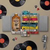 Pink Floyd Canvas - Cassettee Collection Comfortably Numb Rum & Classic Albums Artwork