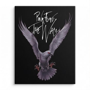 Pink Floyd Canvas - Death Raven Bird The Wall Pink Floyd Canvas - Death Raven Bird The Wall