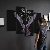 Pink Floyd Canvas - Death Raven Bird The Wall