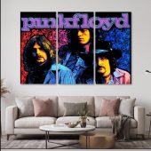 Pink Floyd Canvas - Discontinued Flower Power Psychedelic Pink Floyd Canvas - Discontinued Flower Power Psychedelic