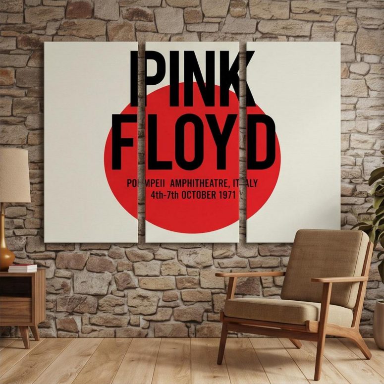 Pink Floyd Canvas - Live at Pompeii October 1971 Italy